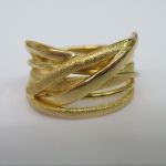 22ct Squiggle Ring Without Stones