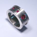 Ruby And Platinum Spinning Ring