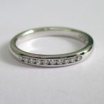 Channel Set Diamond Ring