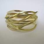 Ribbon Ring in 18ct Yellow Gold