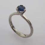 Solitaire Sapphire Ring